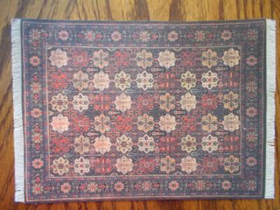 Oriental Style Rug 9"x6"