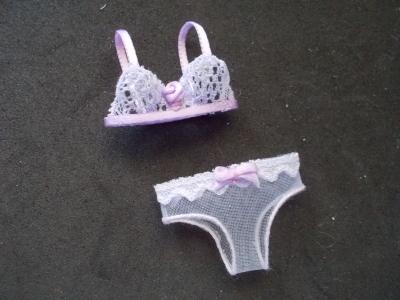 Purple Panties and Bra set