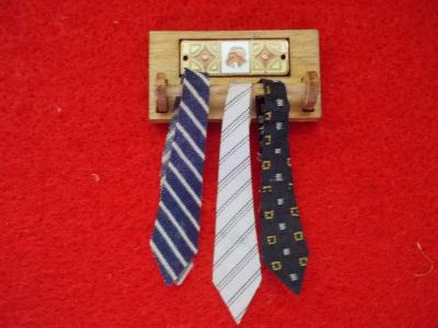 Tie Rack With Ties