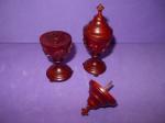Pair Hepplewhite Urn Knife Boxes