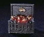 Fire Grate Insert W/ Logs