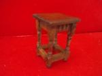 Small Carved Linen Fold Table England